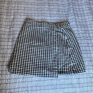 Forever 21 checker print skirt